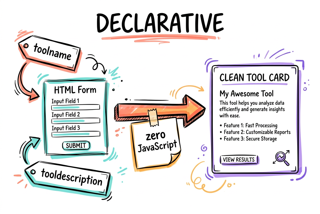 Declarative API: annotate a form