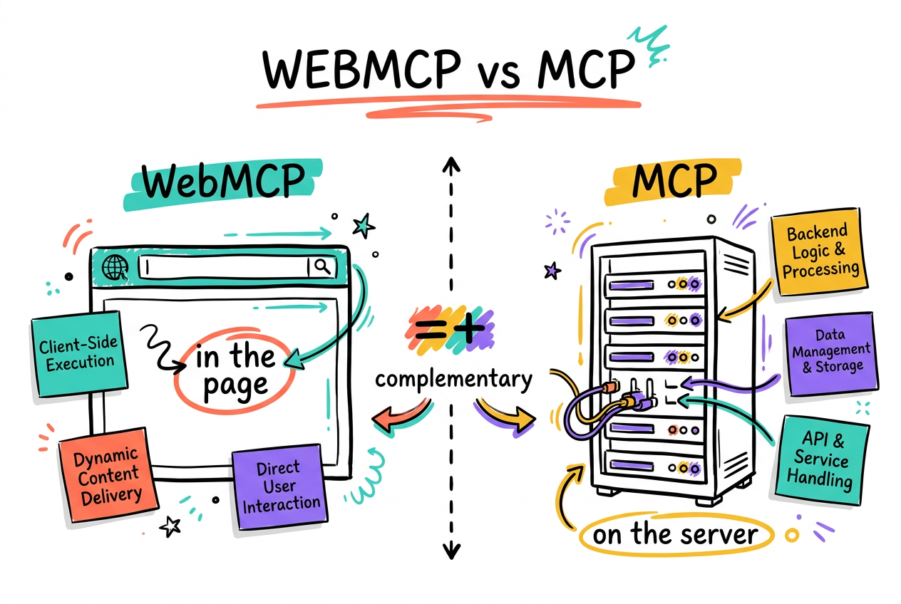 WebMCP vs MCP: browser vs server
